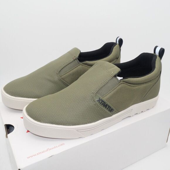 XTRATUF Other - NEW Xtratuff Men's 8.5 Topwater Slip On Deck Shoes Green Slip Resistant